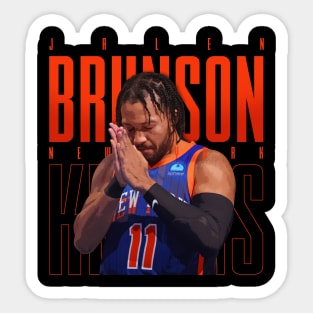 Jalen Brunson Prayer Sticker